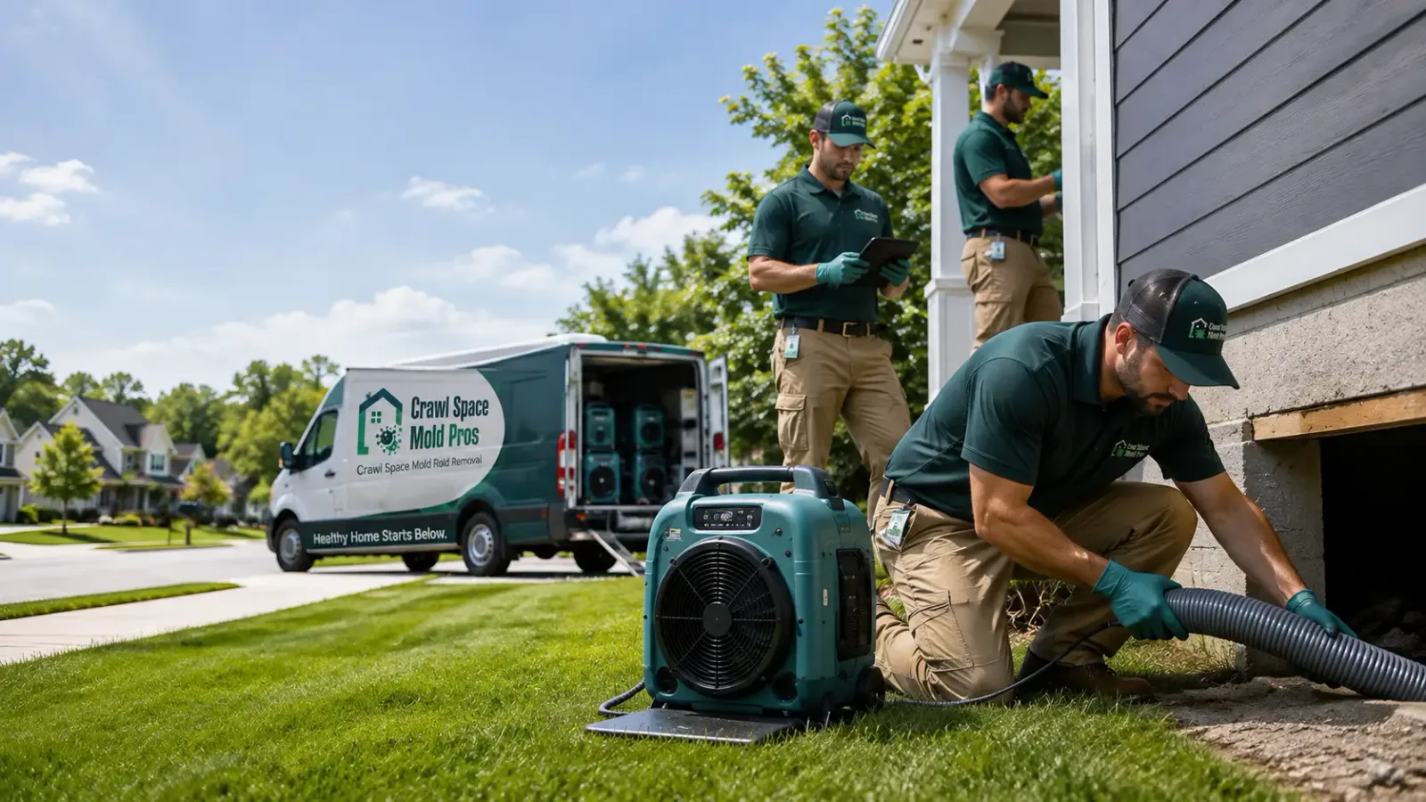 Crawl Space Mold Removal in Falls Creek, PA